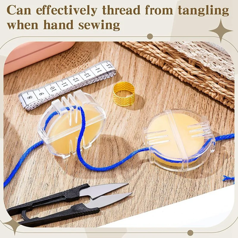 2 Pieces Thread Wax Thread Conditioner Beeswax For Sewing Thread Beeswax Thread Conditioner For Quilting Sewing