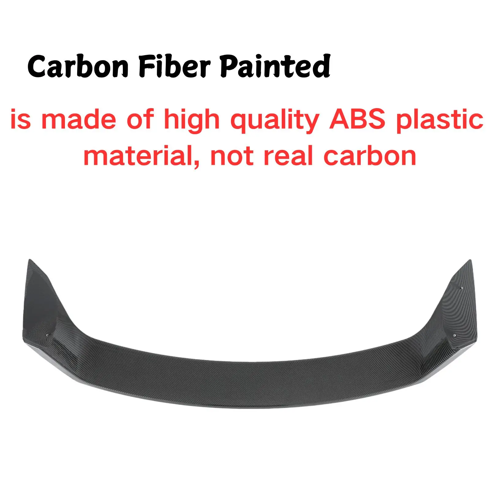 For KIA Stinger 2018-2025 Rear Roof Spoiler Scorpion GT Style Glossy Black Carbon Fiber Painted Car Accessories Body Kit Plastic