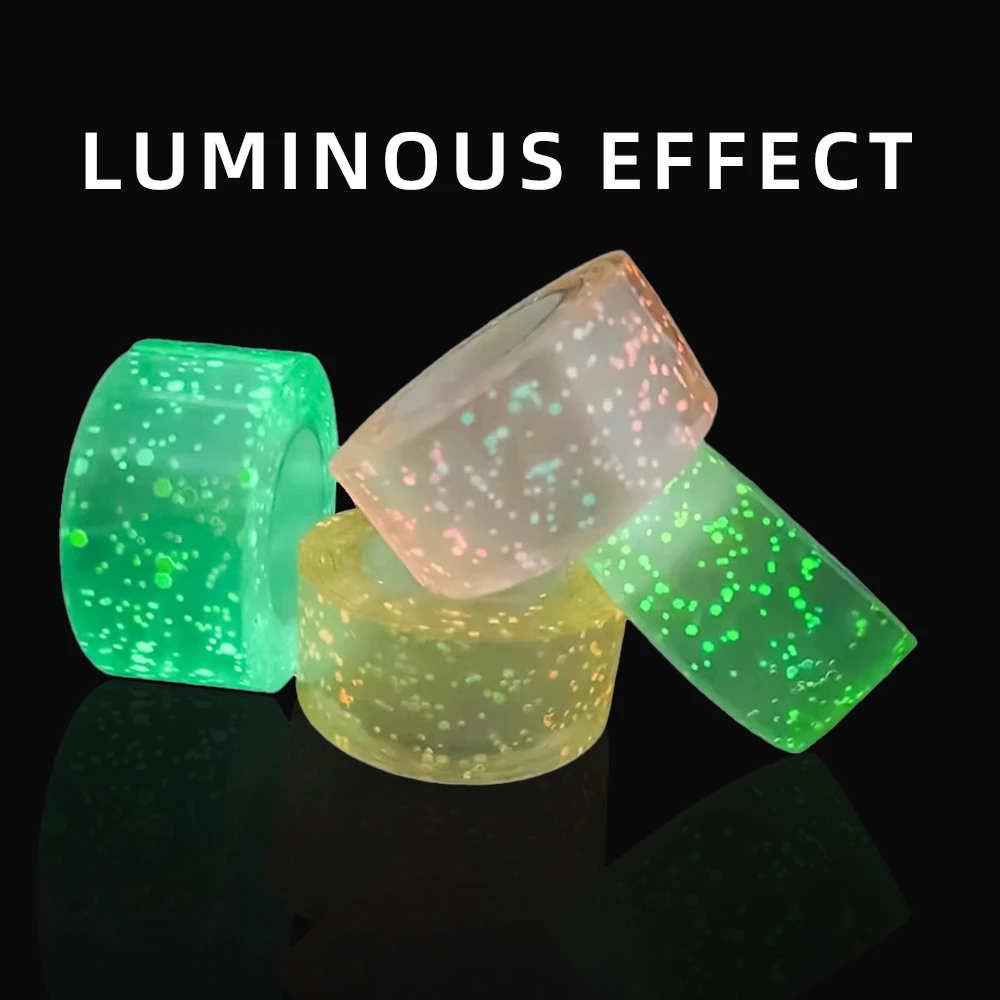 1PCS Random Color Glow-in-the-dark Nano Tape Shinny Packing Stationery New Arrival Double Sided Office School Colorful Tape