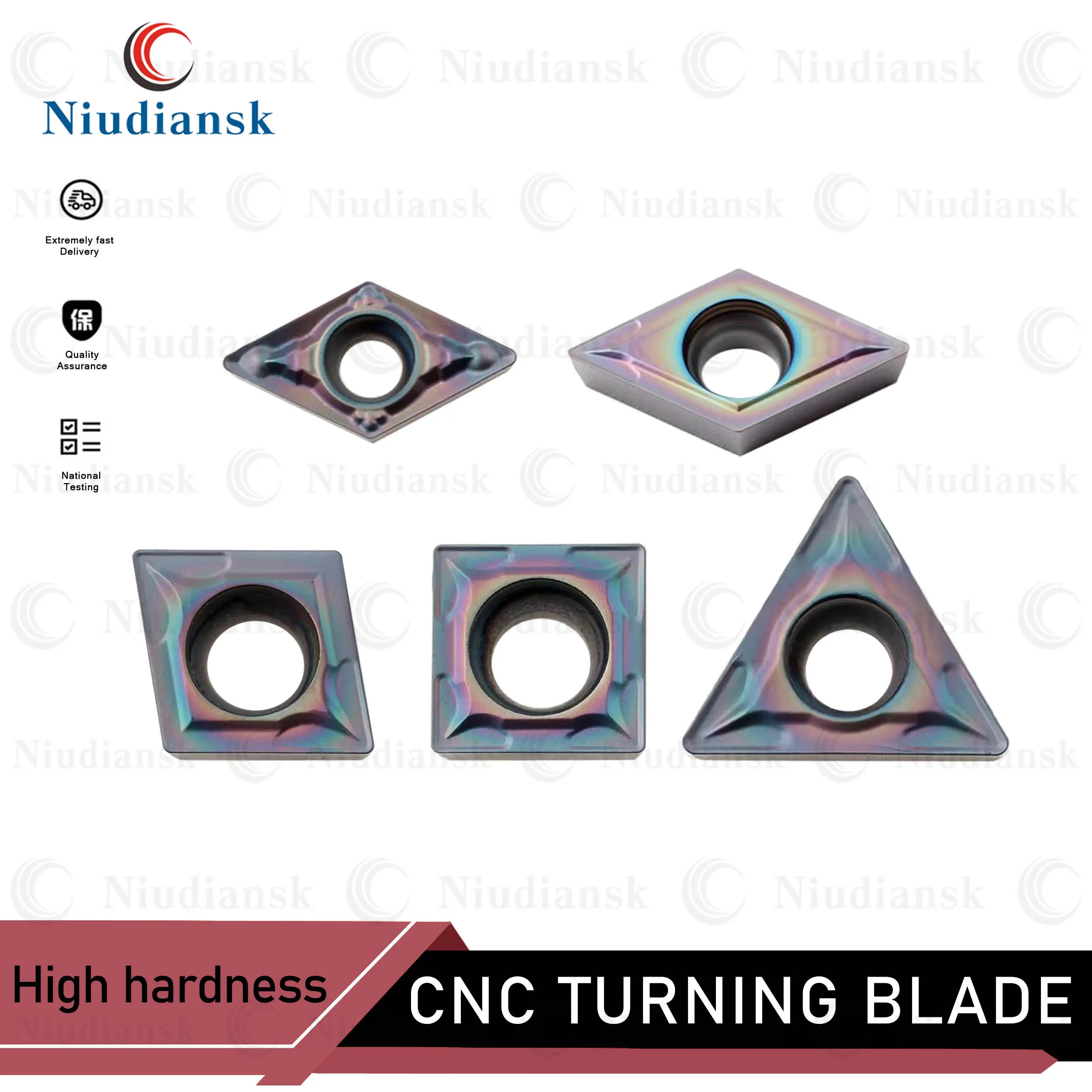 CCMT060204 CCMT09T304 Lathe Carbide Inserts DCMT07 DCMT11T304 SCMT09T304 TCMT16T304 Boring Plate Turning Tools For Chilled Steel