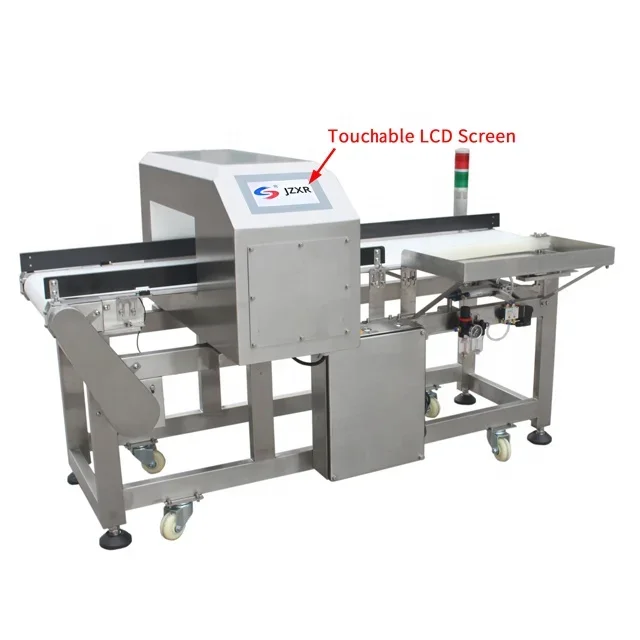 Juzheng Hot selling China cheap price industrial metal detector machine for food processing with automatic rejector