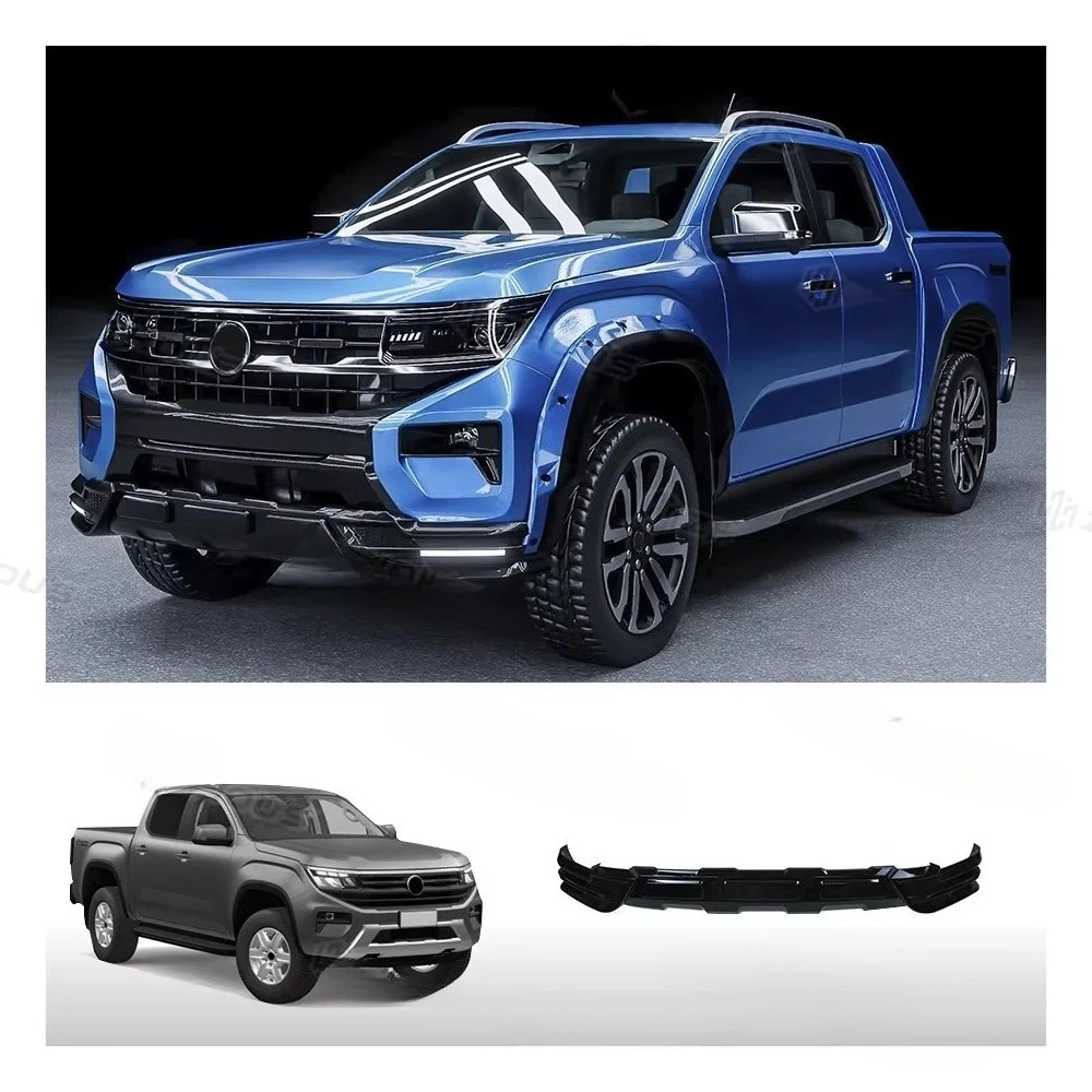 

Zhous Design Auto Modified Accessory Car Bumper Front Lip With Led for 2024 Vw Amarok Accessoriescustomcustom