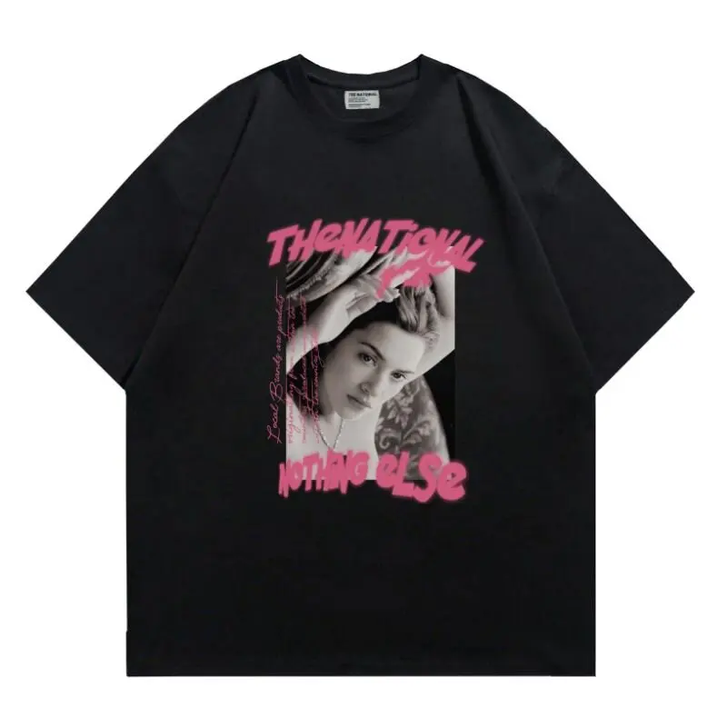 T-shirt oversize Thenational Niente altro Nero