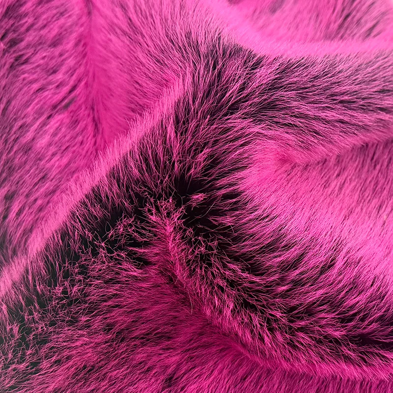 Faux Fox Velvet Fur Artificial Plush Imitation Woolen Craft Fabric for Crafting, Sewing, Costumes, Fursuits ( 1 Yard X 160 CM )