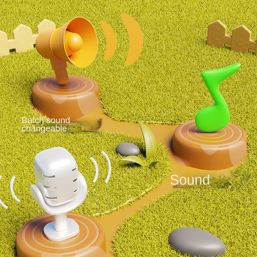 4 Sound Voice Changer Kids Cartoon Funny Bird Voice Changing Device Novelty Creative Voice Changer Modifiers Toy Party Favors