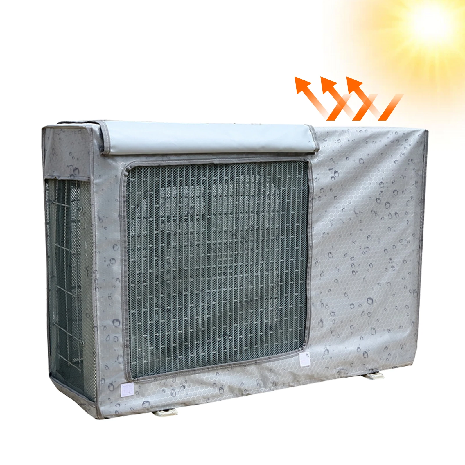 New Air Conditioner Outdoor Covers Outside Units Waterproof Cover Protective Dust-proof Outdoor Window Mesh AC Cover