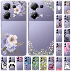 For Xiaomi Redmi Note 13 Pro 4G Case Cute Transparent Soft Protective Cases For Redmi Note 13Pro 4G Cover Dog Bumper TPU Clear