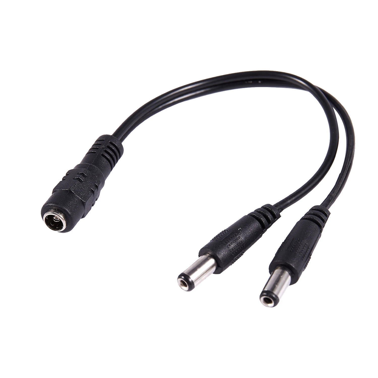 High-end 5.5x2.1mm 1 to 2 M/F DC Power Splitter Cable for Security CCTV Camera