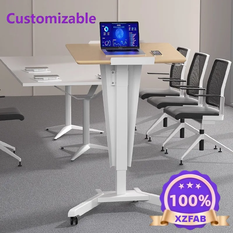 Factory Direct 2026 Podium Podium Training Conference Room Small Podium Modern Simple Movable Lifting
