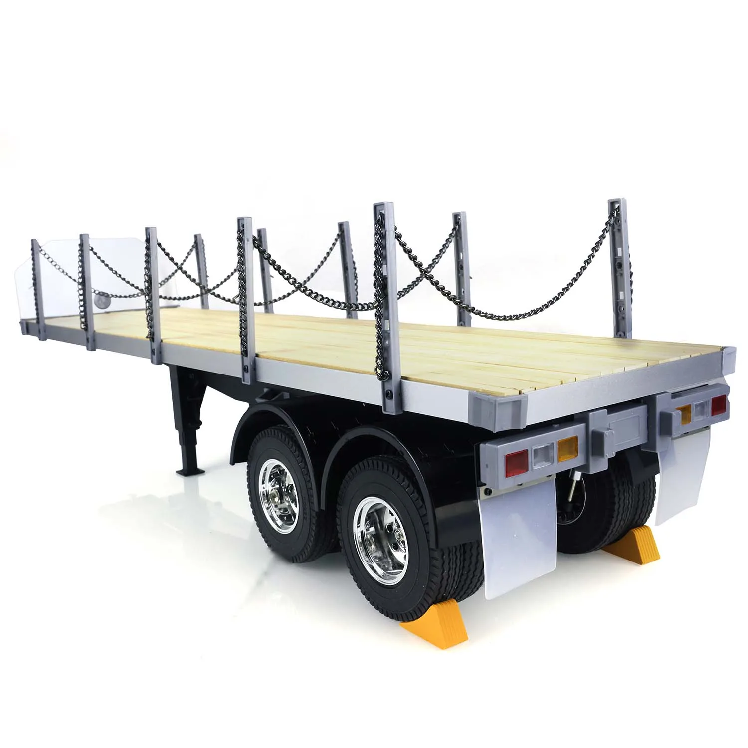 TOUCAN 1/14 Scale DIY 2Axle RC Tractor Flatbed Semi Trailer Truck For Tamiyaya Remote Control Toy Model TH01024-SMT7