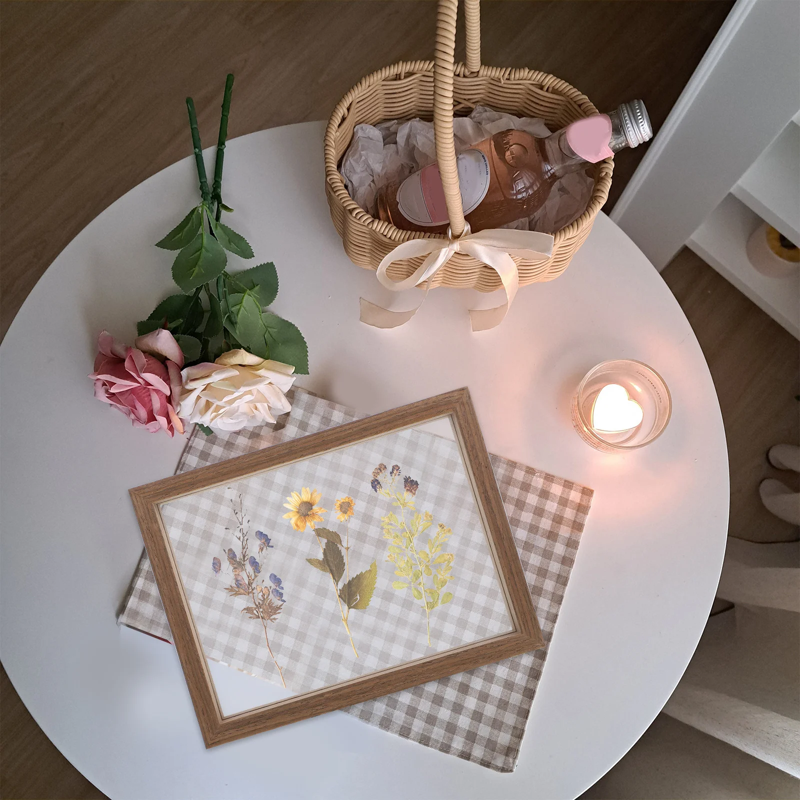 

Picture Frame Photo Clear Specimen Plant Frames with Glass MDF Display Decorative