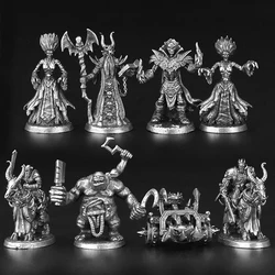 Metal Bronze Devil Beast Battle Undead Skeleton Soldier Model Handmade Desktop Game Battle Decoration Chess Pieces