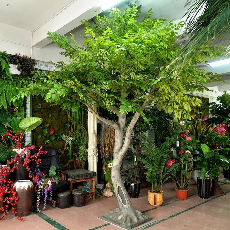 custom.songtao 2023 new realistic artificial plants huge  Indoor and outdoor decoration large green ficus plants