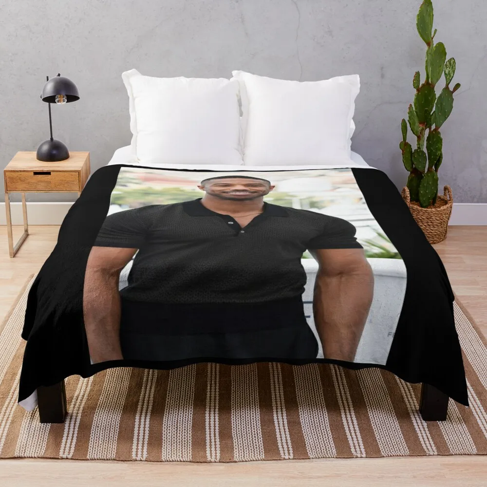 michael b jordan Classic Throw Blanket For Baby for winter Loose Blankets