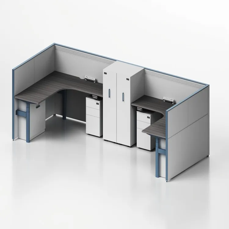 Commercial Furniture Office Partition Office L-Shaped Workstation Workstation System Furniture Shared Desk