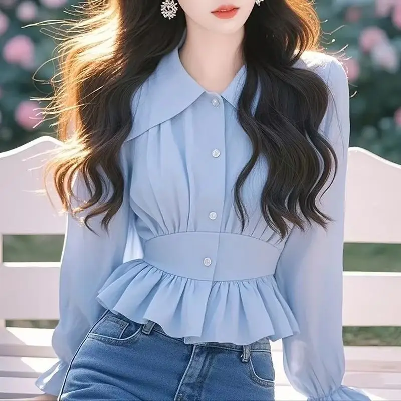 

Рубашки с длинным рукавом, женские хлопковые рубашки большого размера, свободного покроя, повседневные, минималистичные, женские, молодежные, для путешествий, весенняя ткань, дышащая, легкая