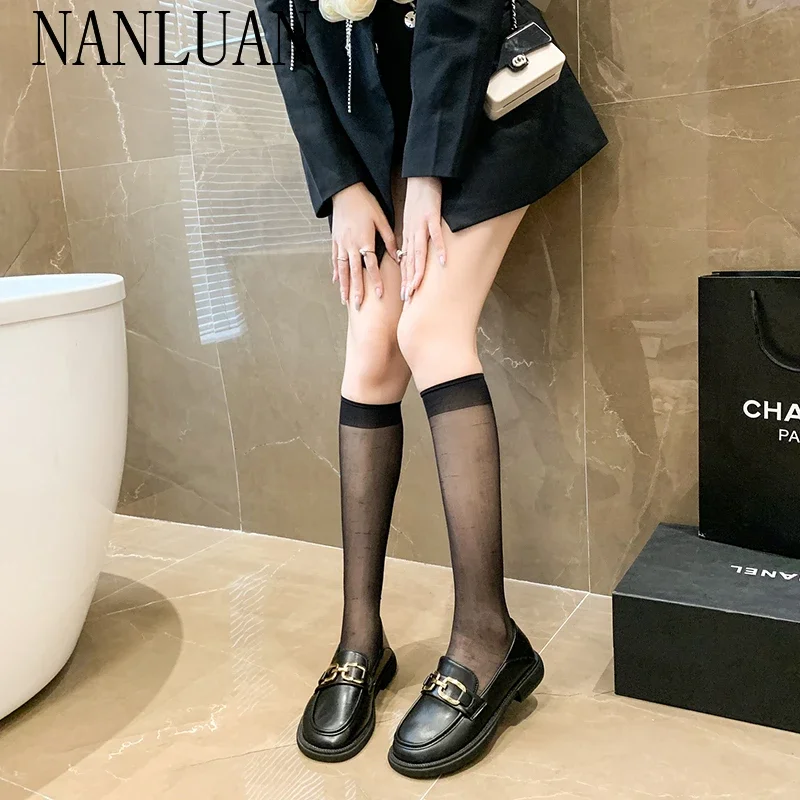 2024 Boutique Woman Pumps Cute Black Loafers Low Heel Elegant Shoes for Women Normal Leather Casual Social Premium Fashion Offer