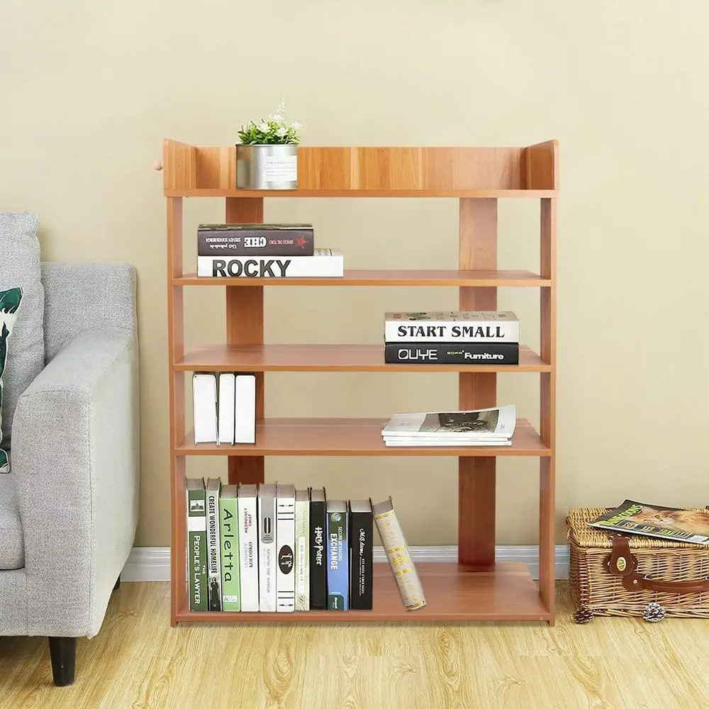 

6 Tiers Wood Shoe Rack Organizer Shoe Storage Cabinet (Maple)