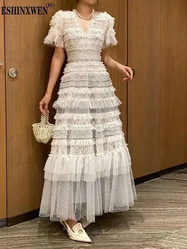 aliexpress runway dress 2022 Elegant Fashion Mesh Chiffon Sexy Mini Star Dress Summer 2XL Plus Size Vintage Runway Dresses Women Bodycon Party Vestidos - Price history & Review | AliExpress Seller - Huti wjwyl Official Store
