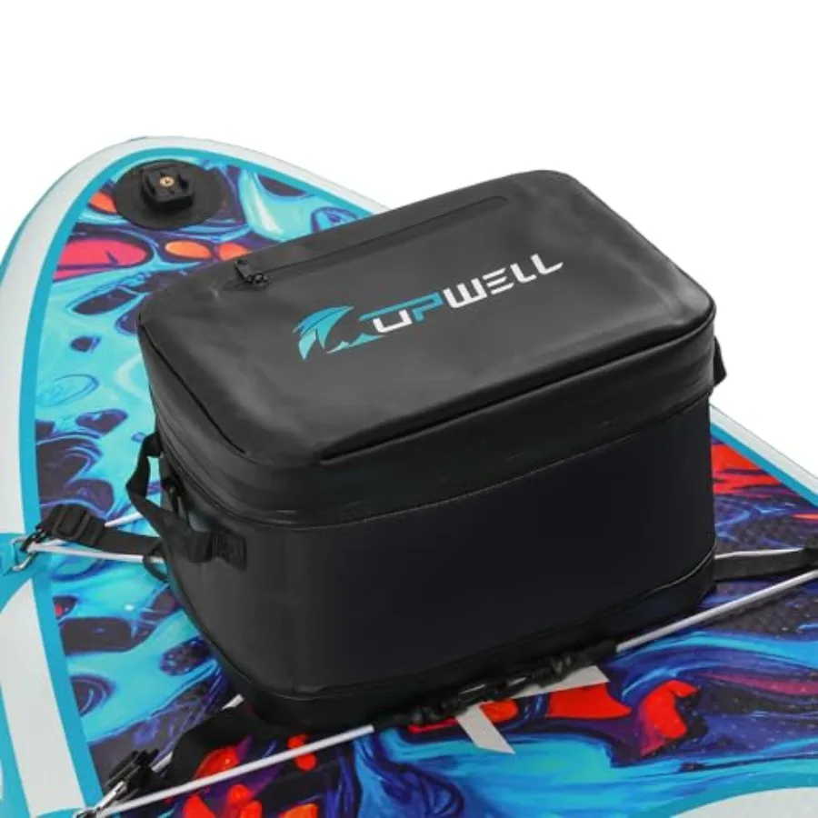 

Paddle Board Accessories - Waterproof SUP Cooler Deck Bag, PVC Dry Bag, 30 Cans Surf Kayak Cooler