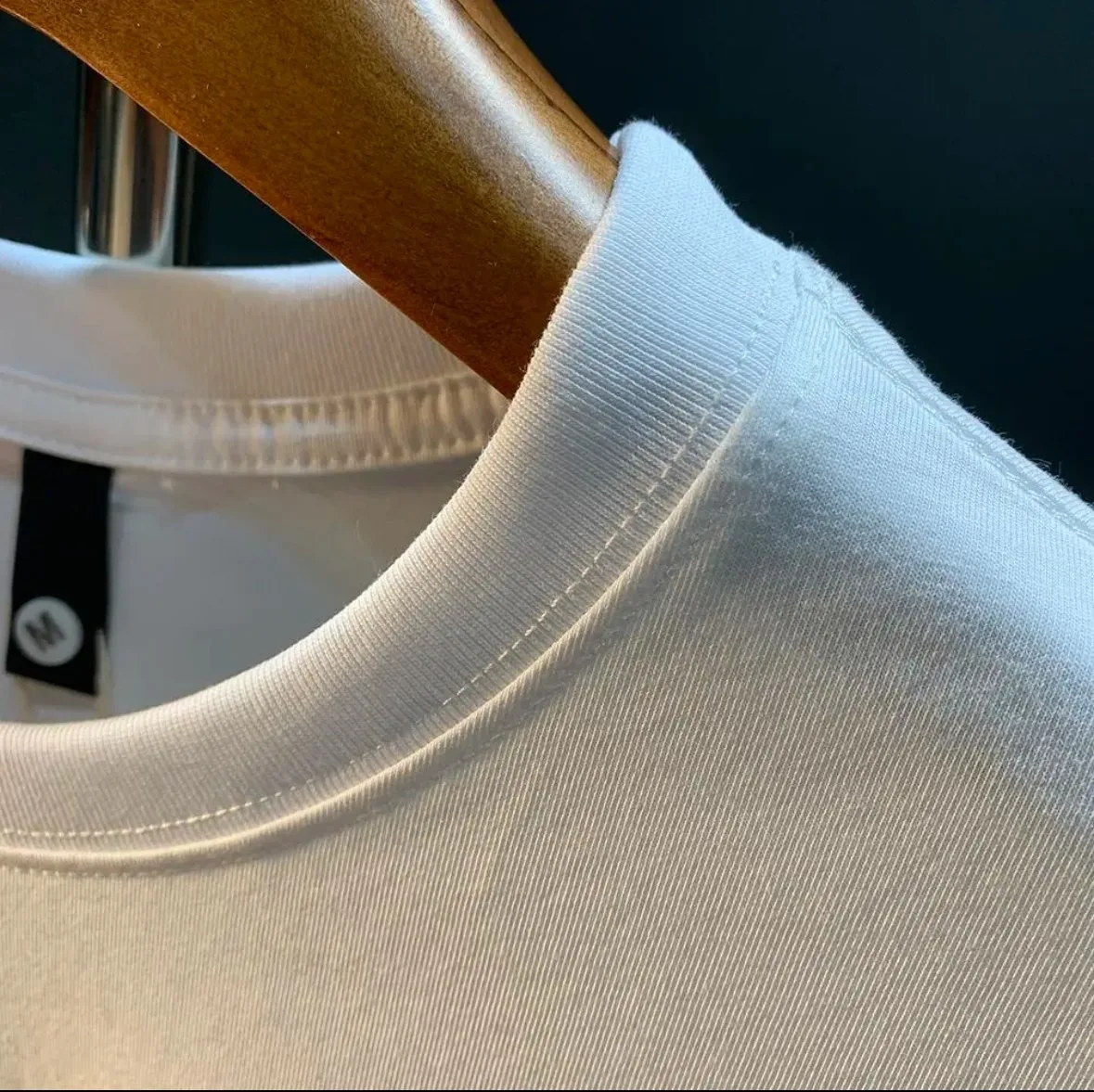 T Shirts For Men Y2k Clothes Man Summer Short Sleeve Heavyweight 230g Cotton Round Neck Retro Print American Style Casual Tee