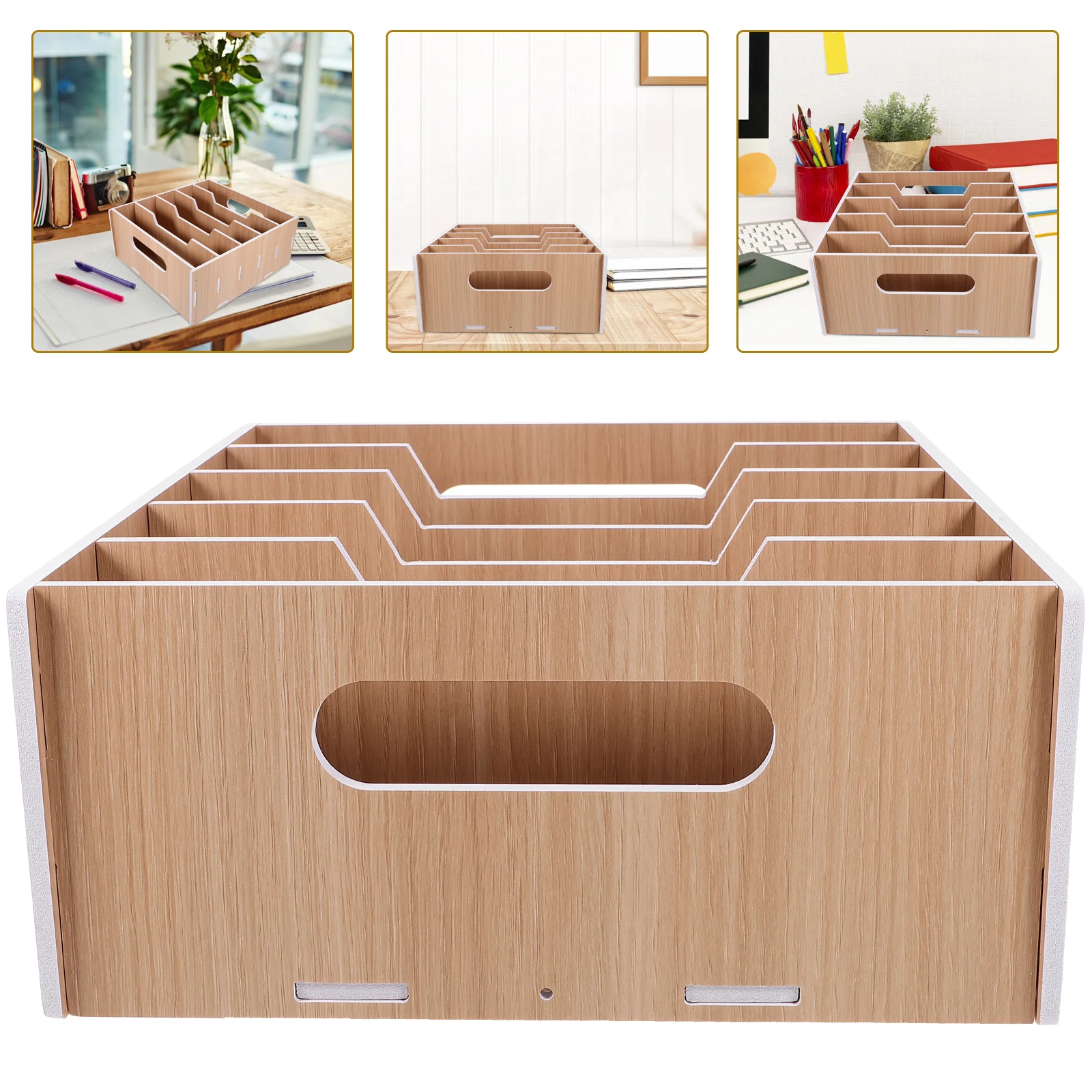 Coin Holder Change Storage Box Bills Coins Checks Multi Functional Money Tray ganizer Compartments Office Classroom Lab