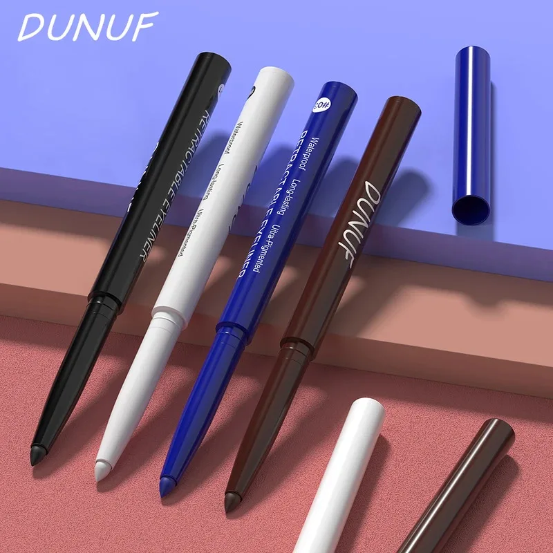 4 Pcs/set Retractable Eyeliner Durable Waterproof Eyeliner Pencil Non-smudging Soft Easy to Operate Sweat