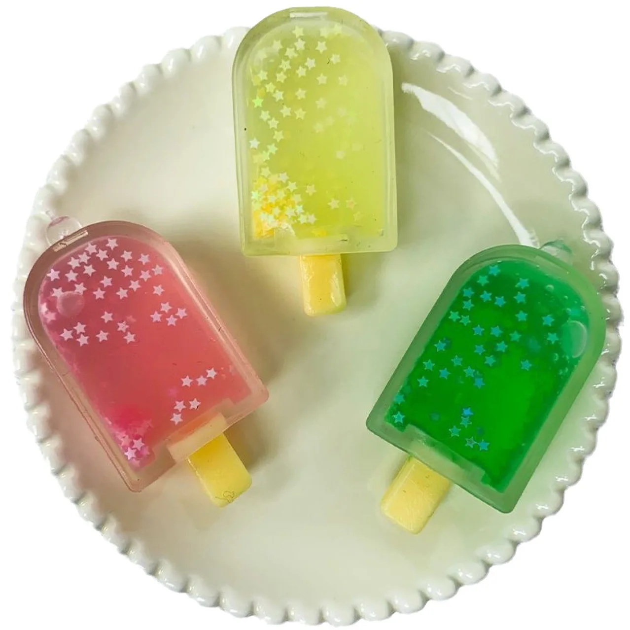 Fruit Flavoured Sequin Ice Cream Funny Squeeze Ball Stress Relief For Adult Kids Venting Sensory Toy Squishy Fidget Funny Gifts