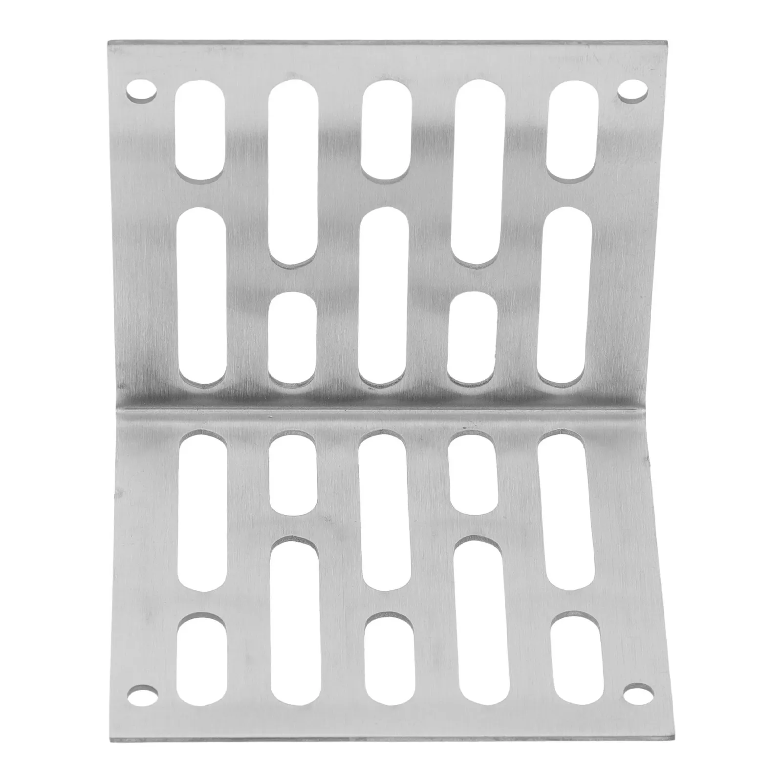 

Stainless Steel L Shaped Side Floor Drain Cover Corner Drain Right Angle Waste Filter for Home Garden Balcony Cabinet Vent