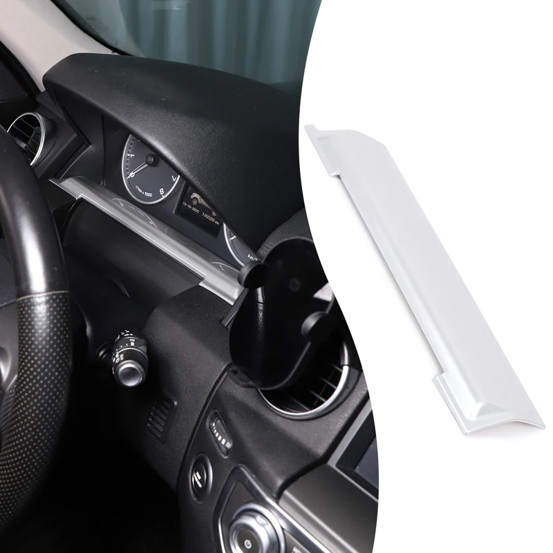 

Набор из 1 шт., серебристый АБС-пластик для Land Rover Discovery 4 LR4 2010-2016, нижняя панель приборной панели автомобиля, декоративная наклейка, автомобильные аксессуары