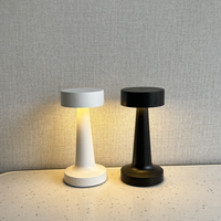 USB Rechargeable Touch Desk Lamp Wireless Bedside Decorative LED Table Lamp Restaurant Coffee Bar Home Mood Lighting Night Light