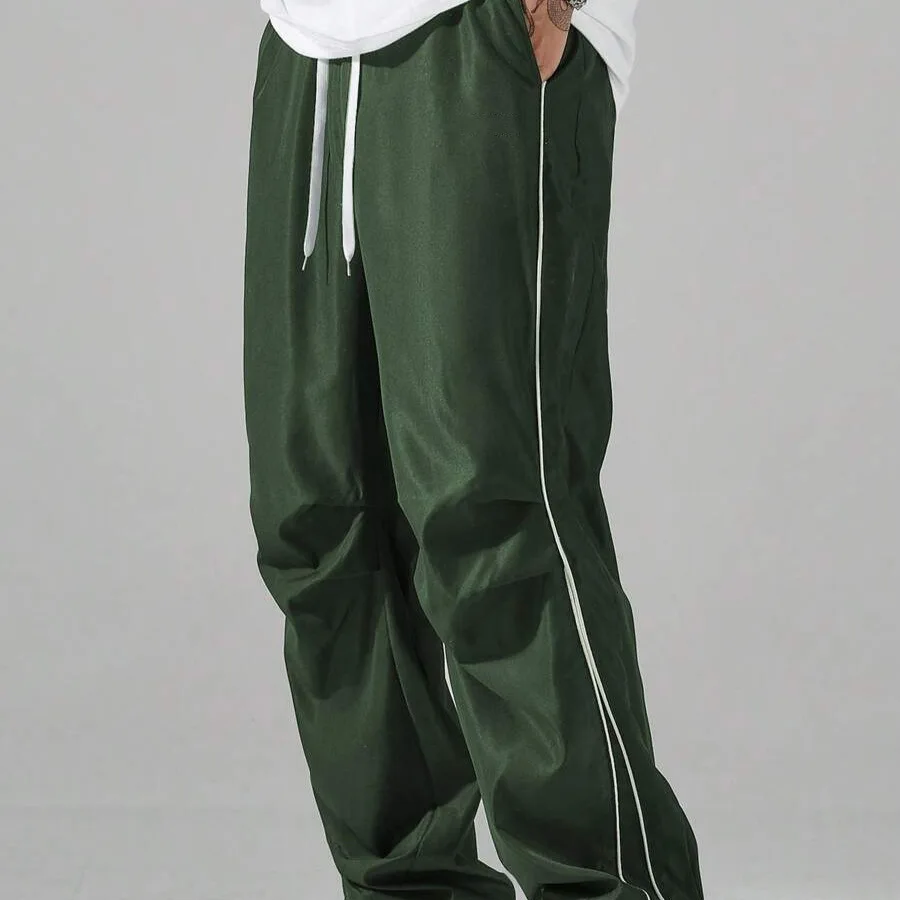 High Street Charge Paratrooper Pants Spring and Summer Men's American Striped Quick-Drying Tooling Sports Casual Pants