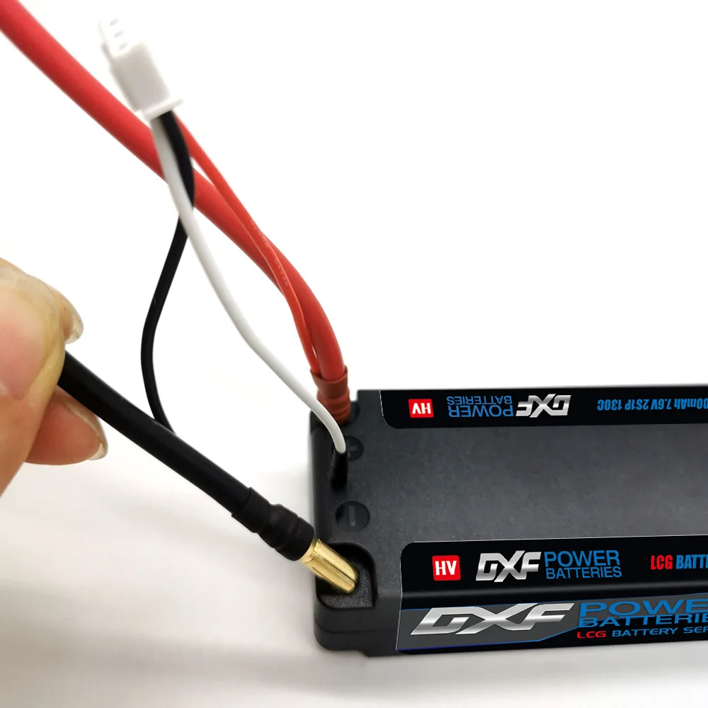 DXF 2S Lipo Battery 7.6V 130C 8000mAh 5mm T Plug Hardcase For 1/10 Buggy Truggy Offroad Boat Car Boat Truck RACING Helicopter