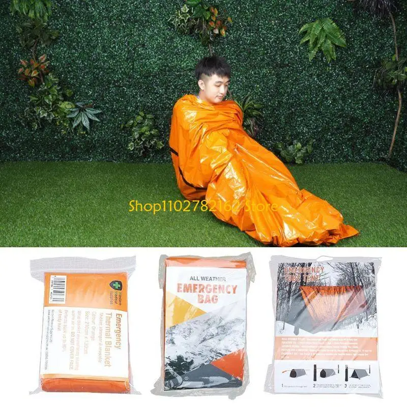 547B Thermal Sack Blanket Waterproof Lightweight Portable Sack Camping Hiking Outdoor