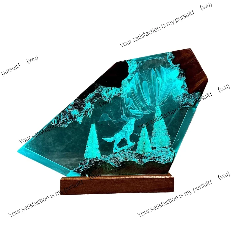 ZOCI-Organic resin desk lamp, creative art decoration lamp, theme night light, USB charging