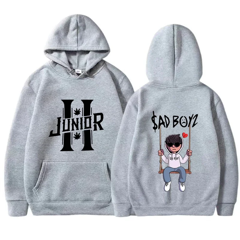 

Spring Men's Hoodies Junior H Sad Boys Harajuku Girls Hip Hop Pullover Fancy Music Gift Casual Loose Comfortable Sweatshirt