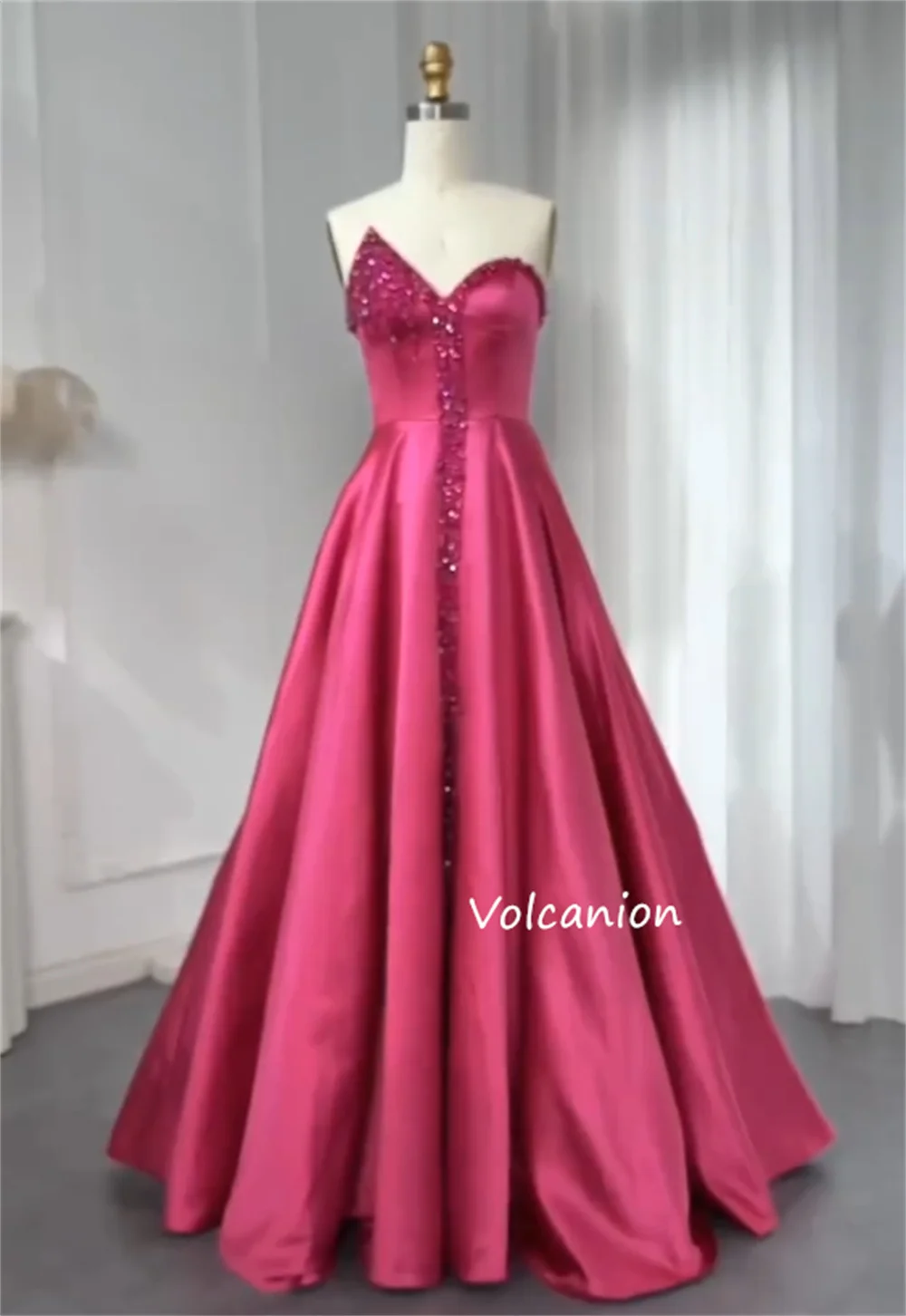 Charmeuse personalizado lantejoulas miçangas querida a linha vestidos longos sob medida ocasião requintado brilho formal noite