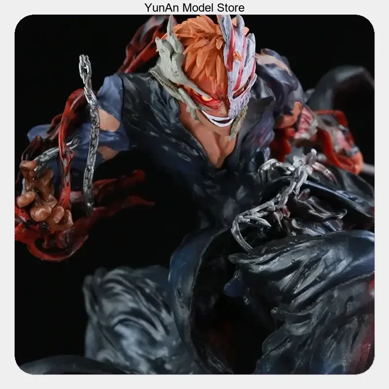 

Desktop Decoration Anime Figure Statue Model 22cm Bleach Ichigo Kurosaki Hollow Mask Attacking Pose