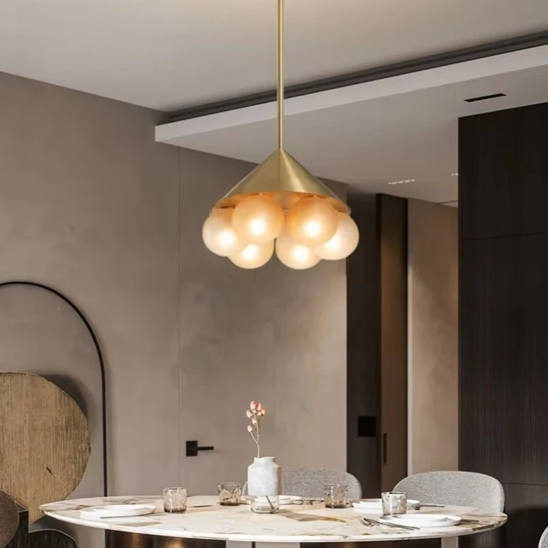 

New Italian Designer's Luxurious And High-end Bubble Ball Model Room, Art Living Room Showcase Restaurant Pendant Light