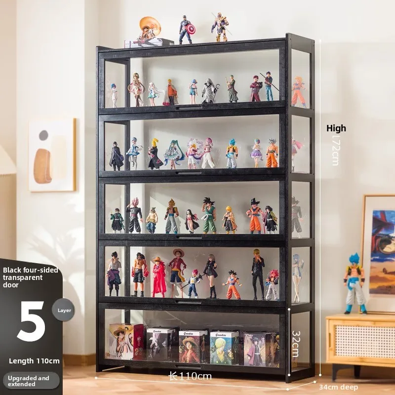 Large Lego display box cabinet figure acrylic figurine toy ornament artifact dust-proof transparent blind box storage rack