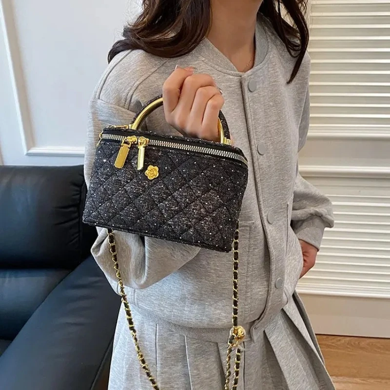 

Весенняя нишевая сумка через плечо 2024, женская минималистичная повседневная сумка через плечо, модная сумка-тоут «день-ночь», сумка-слинг, кожаная сумка