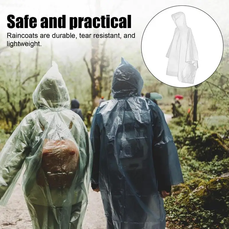 Impermeabile a compressione portatile con equipaggiamento antipioggia leggero con cappuccio per donna uomo impermeabile per canottaggio campeggio