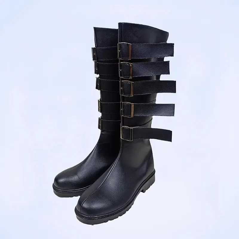 2025 11 أنيمي Alic-e تأثيري أحذية الجنون يعود أحذية سوداء طويلة أليس الدعائم كوس الأميرة خادمة الباروكات الشعر رواية الهالوين