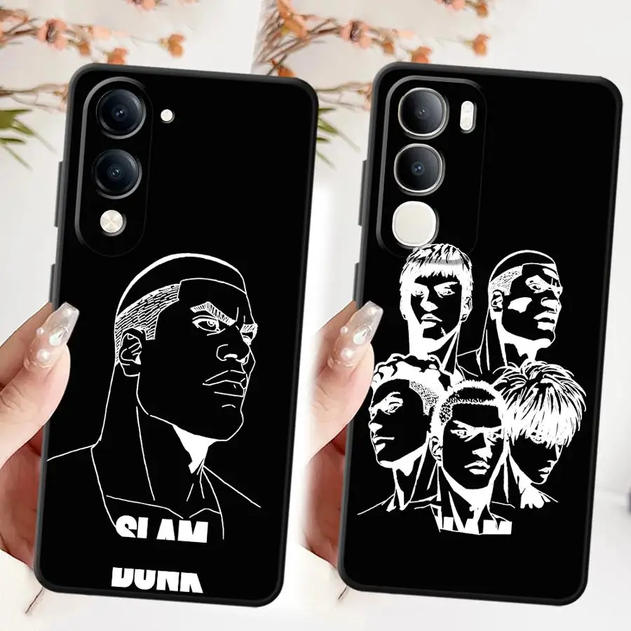 S-Slam Dunk Soft Back Phone Cover Case for Vivo Y27 Y12 Y15S Y20 Y21 Y19 Y16 Y17 Y33S Y35 Y22 Y31 Y36 Y30 Y02 Y11