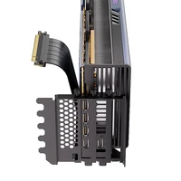 Soporte de montaje Vertical para tarjeta gráfica PCI-E 4,0, soporte de Cable de extensión PCI-E 3,0x16 de 200mm, Kit de soporte de montaje GPU