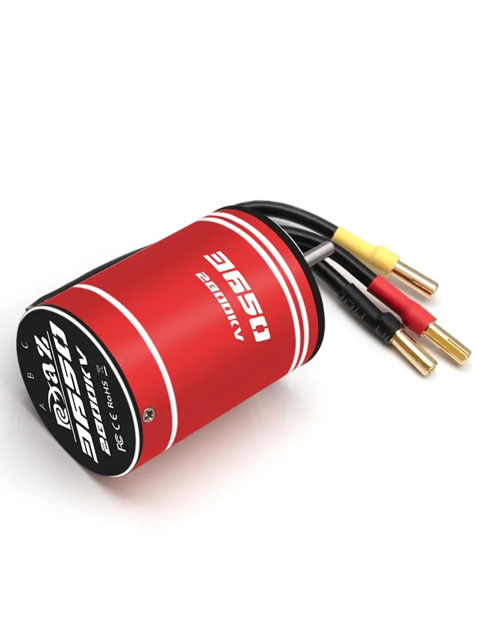 RC Brushless Waterdichte Power Combo 75A/480 ESC 3650 3.17mm DShaft voor 1/10 SCX10 TRX4 RC Auto Truck Racing/Off-Road/Hoge Snelheid ​ - afbeelding 2