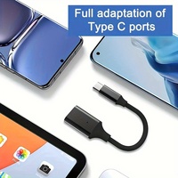 USB C to USB A Dapter OTG Cable Type C Male to USB 3.0 2.0 Female Cable Adapter for MacBook Pro Samsung Type-C Adapter TOPK A10