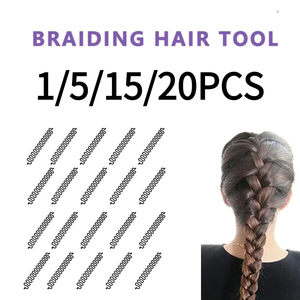 

1/5/15/20 шт., заколки для волос с боковой косой для девочек, волнистый твист-инструмент, шпилька для волос, женское устройство для волос, головные уборы своими руками, повязки на голову, аксессуары для волос