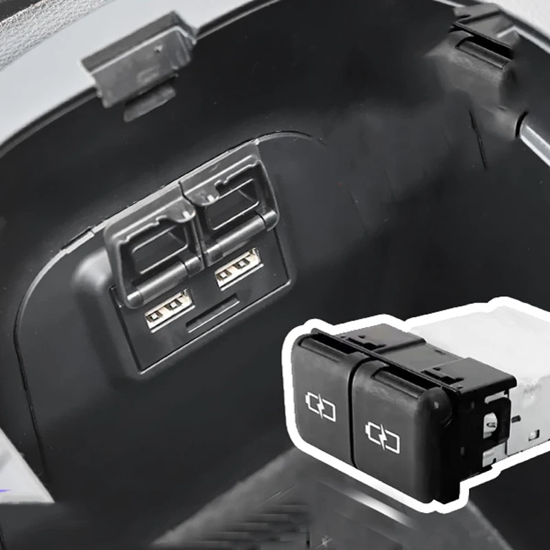 

For Toyota RAV4 (2020-2024) / Wildlander Center Armrest Fast Charger - USB Type-C Port Conversion Kit
