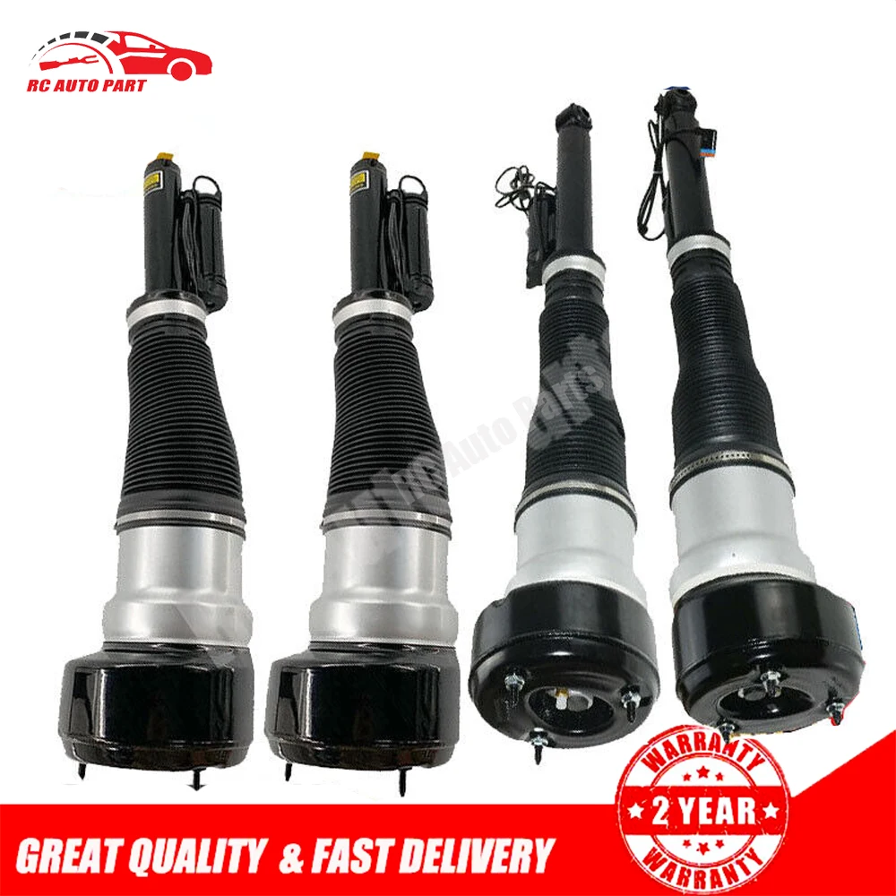 

Set of Front & Rear Air Suspension Shock Absorber For Mercedes S-Class 2Matic 2005-2013 W221 2213204913 2213205513 2213205613